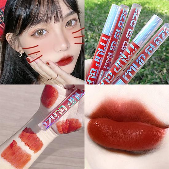 Moisturizing Liquid Lipstick 5 Color Matte Make Up Waterproof Red Lips Lasting Gloss Matte Lip Glaze