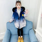 Girls' Cotton-padded Jacket Winter Style Children's Down Jackets Big Children's Clothing Girl's Cotton-padded Jacket Thick Coat