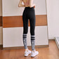 Running Quick-drying Gym Fitness Sports Pants Tight Hip Lift Elastic High Waist Pants Women's Trousers Jogging Leggings Bodybuilding Yoga Pants