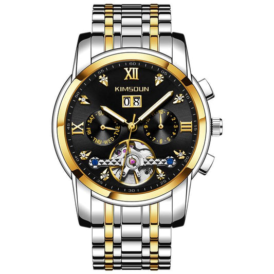 Men Luxury Business Quartz Watches Stainless Mens Waterproof Wristwatch Man Calendar Clock Watch