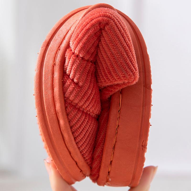 Slippers Women Winter Thick Warm Home Cotton Shoes Men Plus Size Sliders House Non Slip Fleece Winter Slippers
