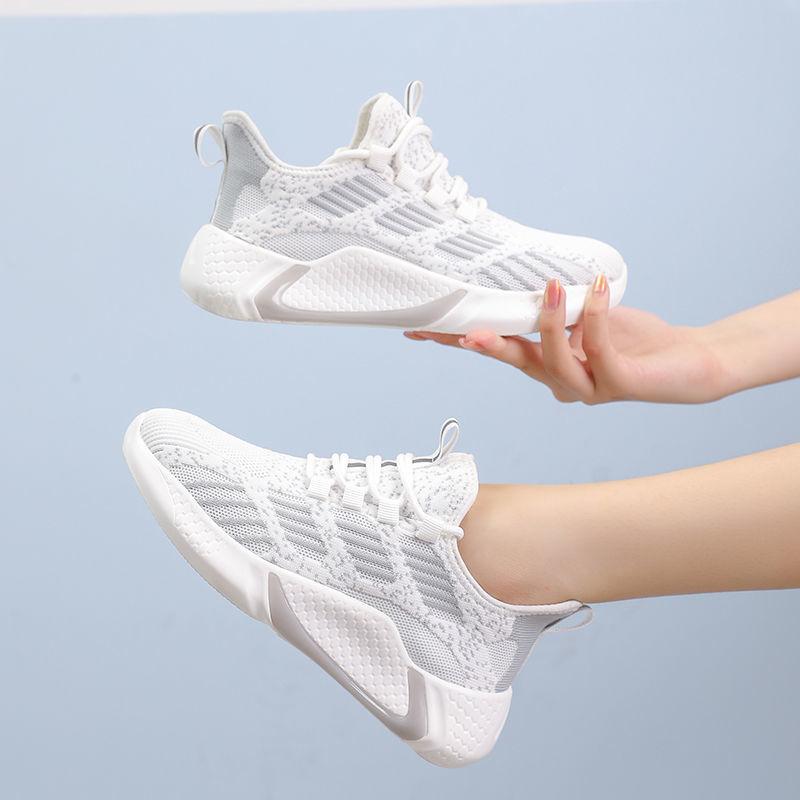 Spring  Summer Sports Shoes Women's All-match Student Running Shoes Casual Light Soft-soled Running Shoes
