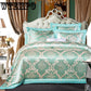 Four-piece cotton lace quilt cover sheets home bedroom bedding set European jacquard cotton
