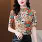 Summer Lace Bottoming Shirt Women's Short Sleeve Round Neck Slim Top