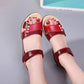 Women's Summer  Sandals Waterproof Non-slip Sandals Mother Soft Bottom Wear-resistant Breathable