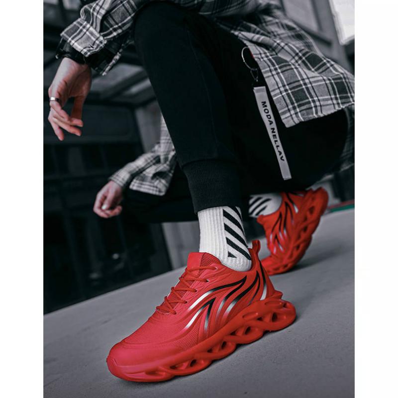 Beacon blade shoes trend shoes solid color men's breathable wild increased shoes running sneakers