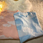 Cookie Print Short-sleeved T-shirt Loose Casual Girls Korean Version Loose Couple Short-sleeved Commuter