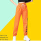 Women Leisure Harem Pants High Waist Wide Leg Trousers Pants Solid Street Sports Harajuku Joggers