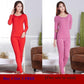 Warm Women's Underwear Plus Velvet Bottoming Shirt Women's Suit Thin Body Slimming Plus Size Pajamas Buy One Set and Get One Set Free