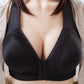 Ladies Bra Front Buckle Vest Type No Steel Ring Thin Section Gathering Big Breasts Showing Small Sexy Breathable Gathering Bra