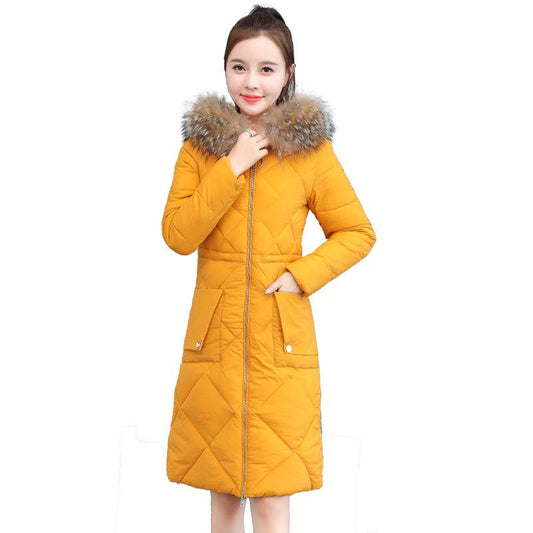 Fur Loose Female Coat Women Warm Hooded Jacket Winter Thick Cotton Parka Coats Outerwear Hood