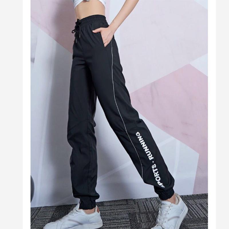 Fitness Pants Women's Spring and Summer Outer Wear Running Sports Pants Elastic Loose High Waist Casual Leggings Yoga Trousers Women