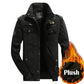 Bomber Casual Jacket Men Autumn Outerwear Sportswear Winter Thick Plush Mens Jackets Coats M-5XL 6XL