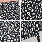Women's Spring Summer Leopard Print Chiffon Print Split Skirt European and American Style Zipper High Waist Long Skirts Large Size Loose Thin Skirt