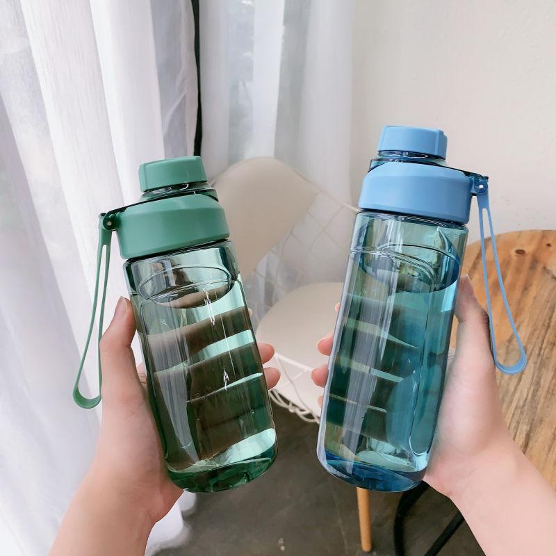 Sport Bottle Large-capacity Drop-resistant Creative Water Cup for Male and Female Students Fresh Plastic Personality Simple Handy Cup