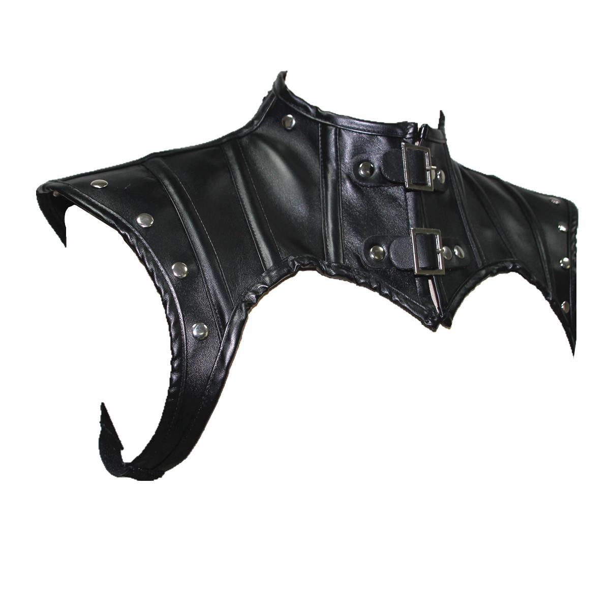 Beonlema PU Leather Halter Korset Underbust Steampunk Gothic Sexy Lace Up Corsets Top Bustier Brown