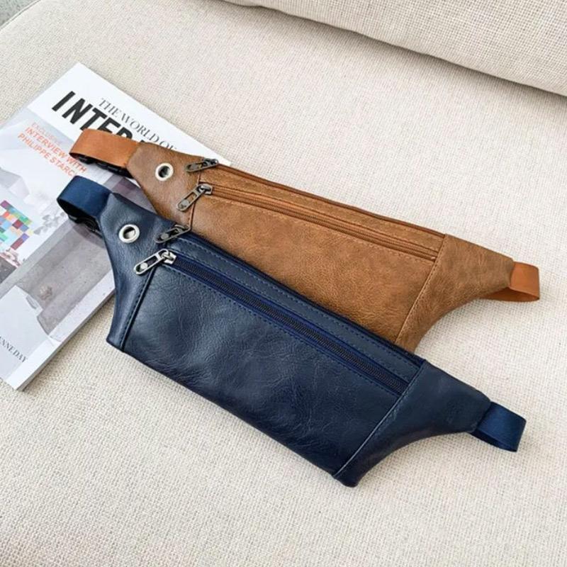 Men's and Women's Outdoor Sports Pockets Multi-function Soft Leather Running Anti-theft Mobile Phone Bag Cycling Personal Wallet