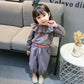 Korean Version Long Sleeve Girls' Spring and Autumn Children's Wear Floral Suit for 0-1-2-3-4 Years Old Infants