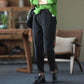 Plus Velvet Twill Cotton Harem Pants New Thick Casual Pants Elastic Waist Winter Warm Women's Trousers