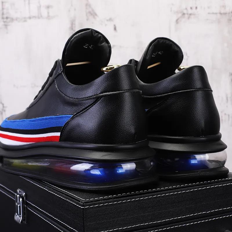Air Cushion Increased Thick Sole Shoes Korean Style Trendy Brand All-match Fashion Casual Shoes Men's Running Sneakers