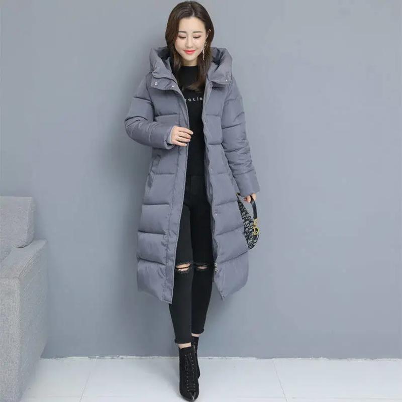 Long Parkas Down Coat Women Winter Jacket Windbreaker Hooded Slim Plus Size Parkas Coats Down Jackets