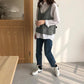 Autumn and Winter Women's V-neck Knitted Pullover Sleeveless Wild Vest with Retro Twist Bottoming