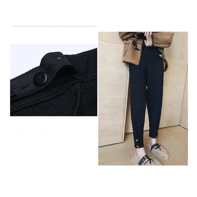 Pregnant Women's Trousers for Autumn and Winter Wear Pants with Plush and Thickened Winter Clothes, Abdominal Support and Leggings for  Winter