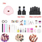 Nail set 54W UV Lamp LED Lamp Manicure Set 30 Color Soak Off Lasting Gel Nail Polish Nail Art Sets
