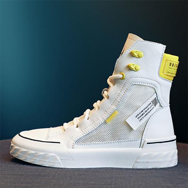 Summer thin wild Martin boots Fashion women's breathable mesh Martin boots Hollow high-top shoes
