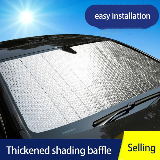 Car Sun Visor Cover Car Windshield Umbrella Foldable Reflective Sun Visor Sun Protection and Heat Insulation Sun Visor Pad