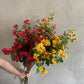 European and American Style Simulation Flower Small Rose Fake Flower Props Holding Flowers Rose Florist Home Furnishing Decoration