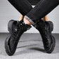 Autumn Trend Martin Boots Men's Shiny Motorcycle Boots All-match British Trendy Shoes