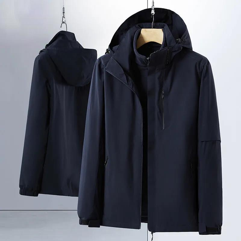 Women's Detachable Storm Jacket Autumn Winter Heavy Hiking Jacket Skiing Jacket Sport Coat Waterproof Jackets Couple Clothes