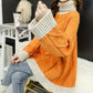 Autumn and Winter Turtleneck Sweater Women Loose Outer Wear Lazy Style Wild Thick Thick Top  for Outer Wear