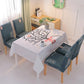 Two-piece Printed Chair Cover Home Dining Chair Cover Full Elastic Stool Cover