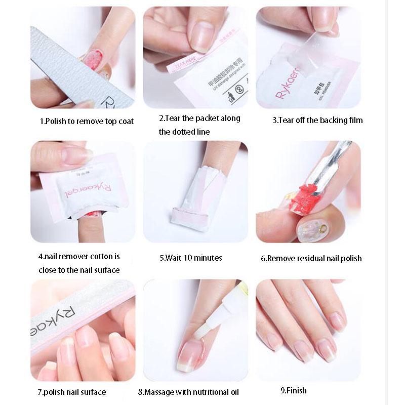 Nail Art set Manicure set Cuticle Pusher Polishing nail care tool set nail remover Beginner nail Set