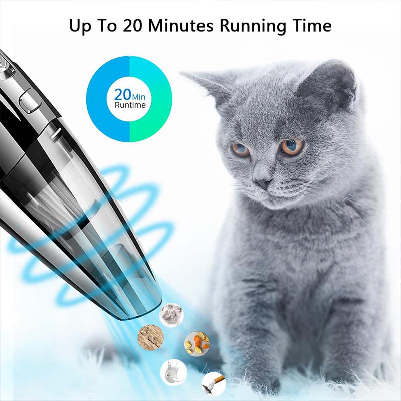 Rechargeable Cordless Wet Dry Car Vacuum Cleaner Portable Handheld Vehicle Auto Cleaning Tool