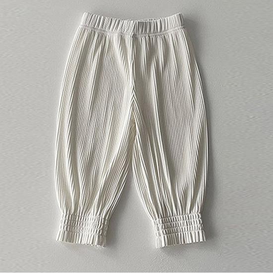 Children's Clothing Spring and Summer Girls Pleated Thin Section Breathable Loose Anti-mosquito Children's Pants