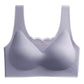 Summer Women's Ice Silk Seamless Beauty Back Wrap Chest Soft and Comfortable Vest Bottoming No Steel Ring Sports Gather Adjustment Bra