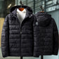 Plus Size Parkas Thicken Winter Warm Jacket and Coats Men Camouflage Hooded Down Jackets Oversized Casual Loose Outwear Men's Large Clothes