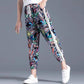Casual Pants Loose Flower Pants Beach Pants Summer Thin Eight-point Casual Women's Pants Nine-point Plus Size Harem Pants