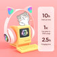 Cat Ear Headset Bluetooth 5.0 Bass Noise Reduction Adult Child Girl Headset Support Microphone