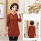 Autumn Thick Plus Velvet Sweater Women's Mid-length Loose-Fit Large Size Pullover Knit
