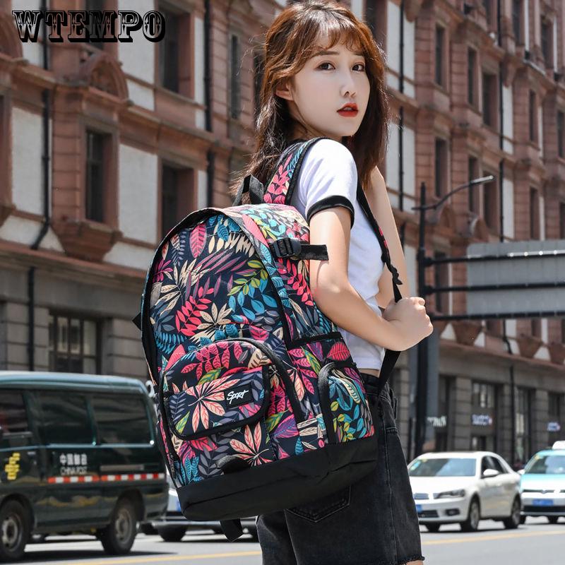 Backpack Student School Bag Fashion Backpack Summer Travel Backpack Canvas Male Middle School Student School Bag Large-capacity Backpack