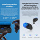 MINI Bluetooth Earphones V5.0 Stereo TWS Wireless Touch Earbud Sport Bass Headset LED Display
