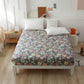 Skin-friendly Cotton Bed Cover Non-slip Fixed Mattress Cover Dust Protection Cover Bedding Cotton Bed Sheet Single Piece