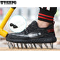 Good Anti-smashing shoes stab-resistant shoes wear-resistant head layer steel shoes safety shoes