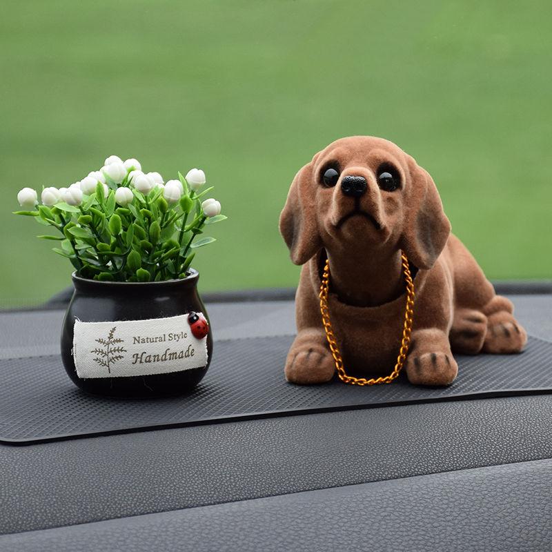 Cute Creative Car Shaking His Head Dog Car Interior Decoration Car Interior Decoration Toys