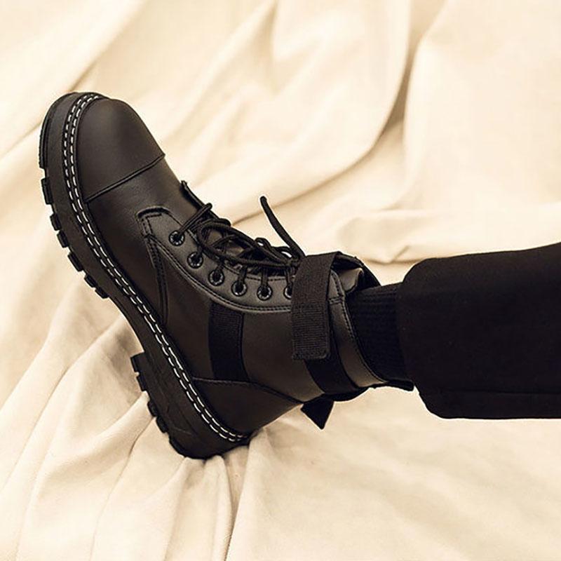 Summer Martin Boots Men's High-top British Style Korean Version of All-match Men's Shoes Locomotive Tooling Boots