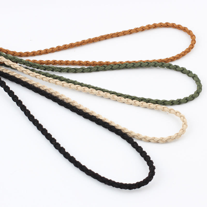 Womens Belt Style Candy Colors Hemp Rope Braid Belt Female Belt For Dress